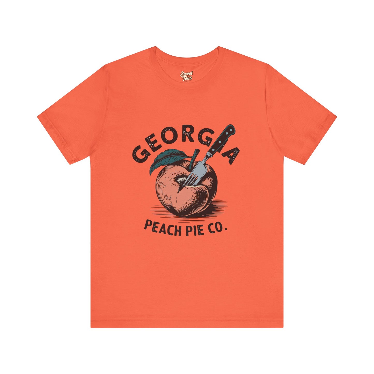Georgia Peach Pie Co. Unisex Tee | Vintage Fruit Graphic T-Shirt | Summer Casual Wear