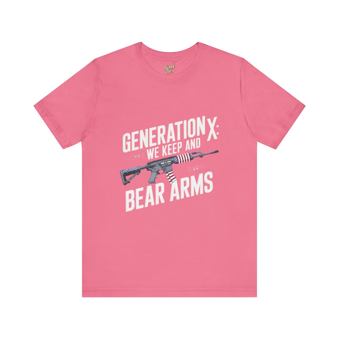 Generation X Bear Arms Tee - Unisex Short Sleeve Shirt for Patriotic Enthusiasts