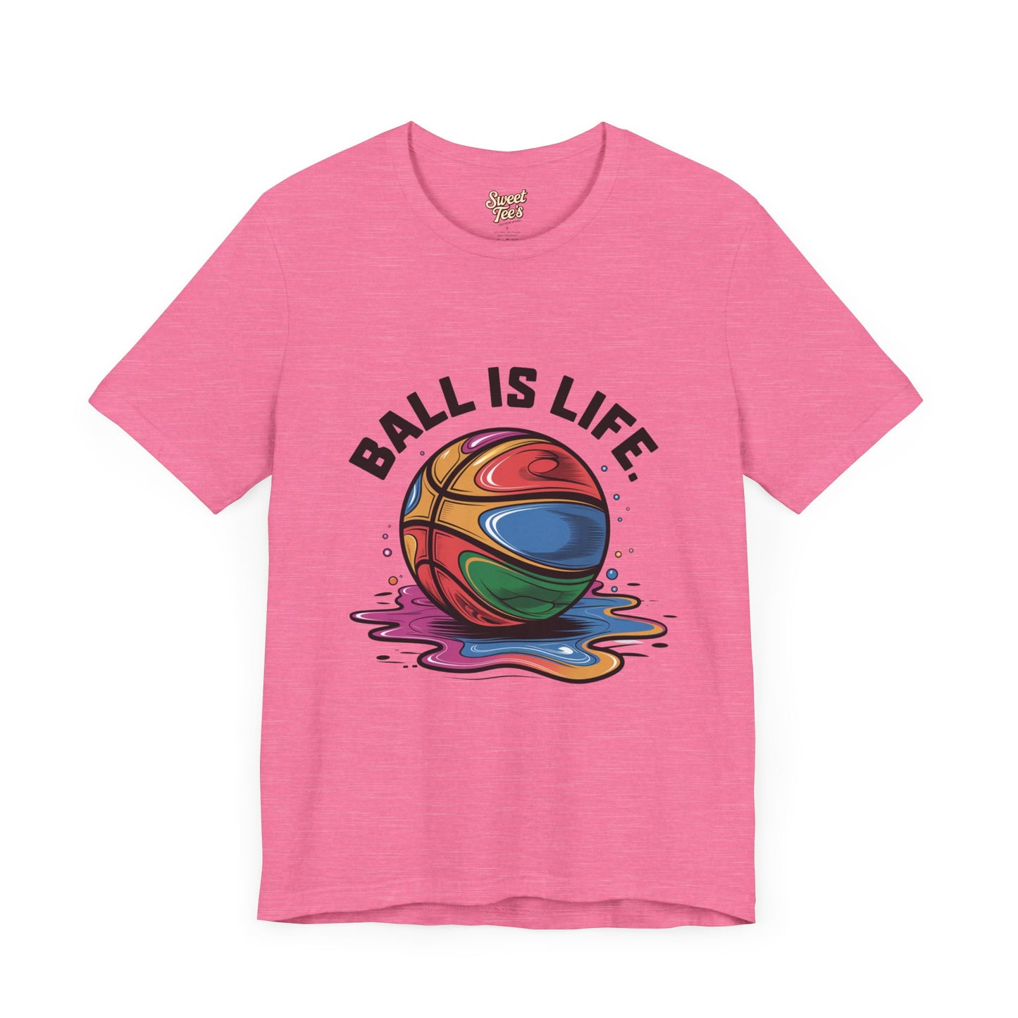 'Ball is Life' Unisex Jersey Short Sleeve Tee - Perfect Gift for Basketball Lovers