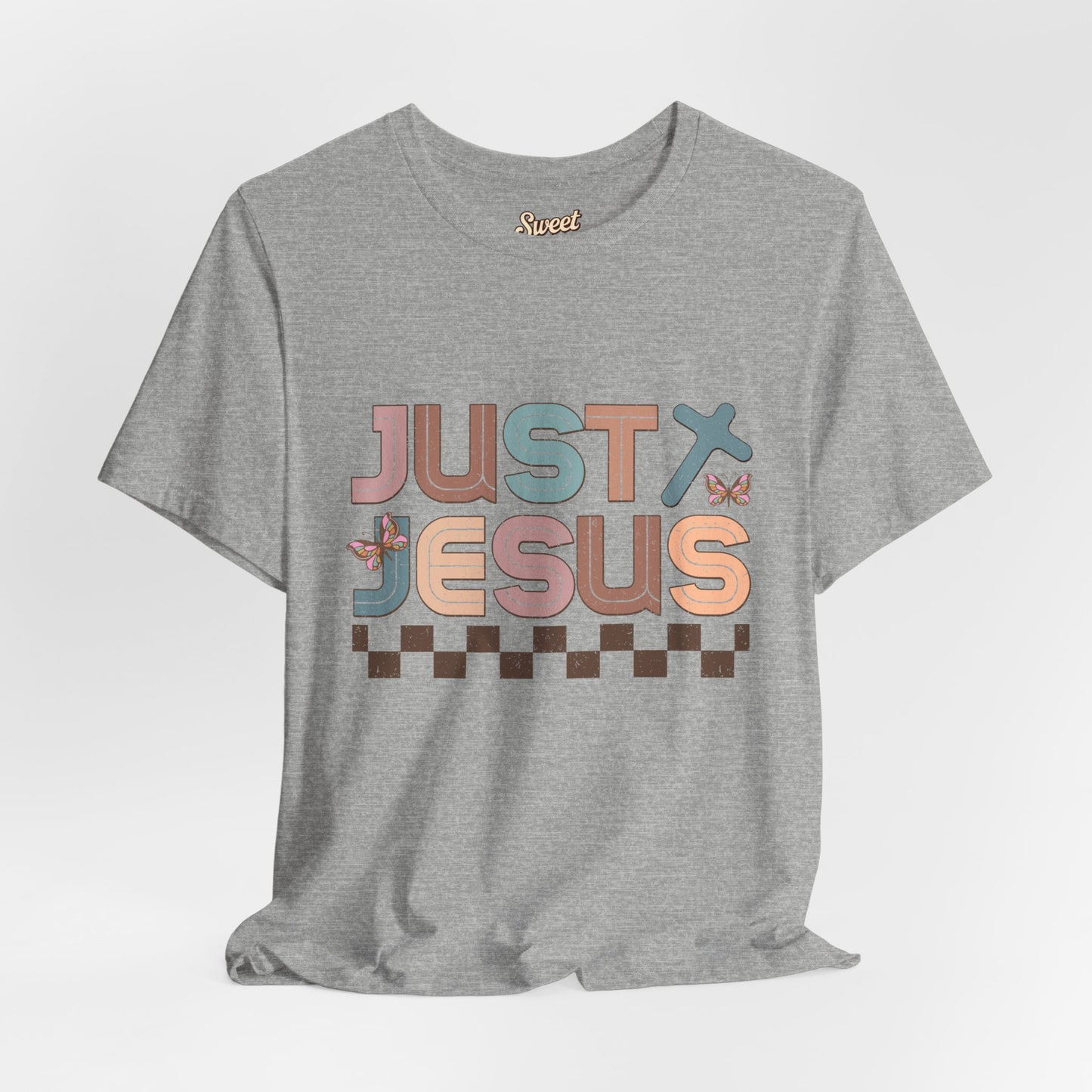 Just Jesus Unisex Jersey Tee - Faith-Based Casual Wear
