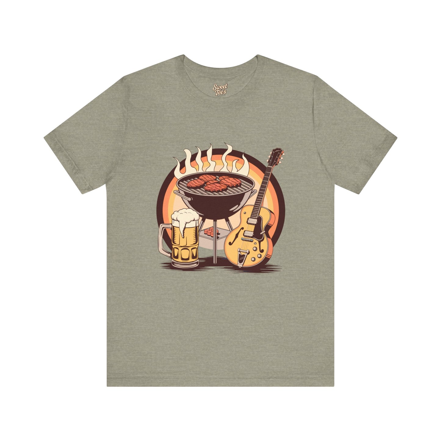 Grill & Chill Unisex Short Sleeve Tee - Perfect for BBQ Lovers