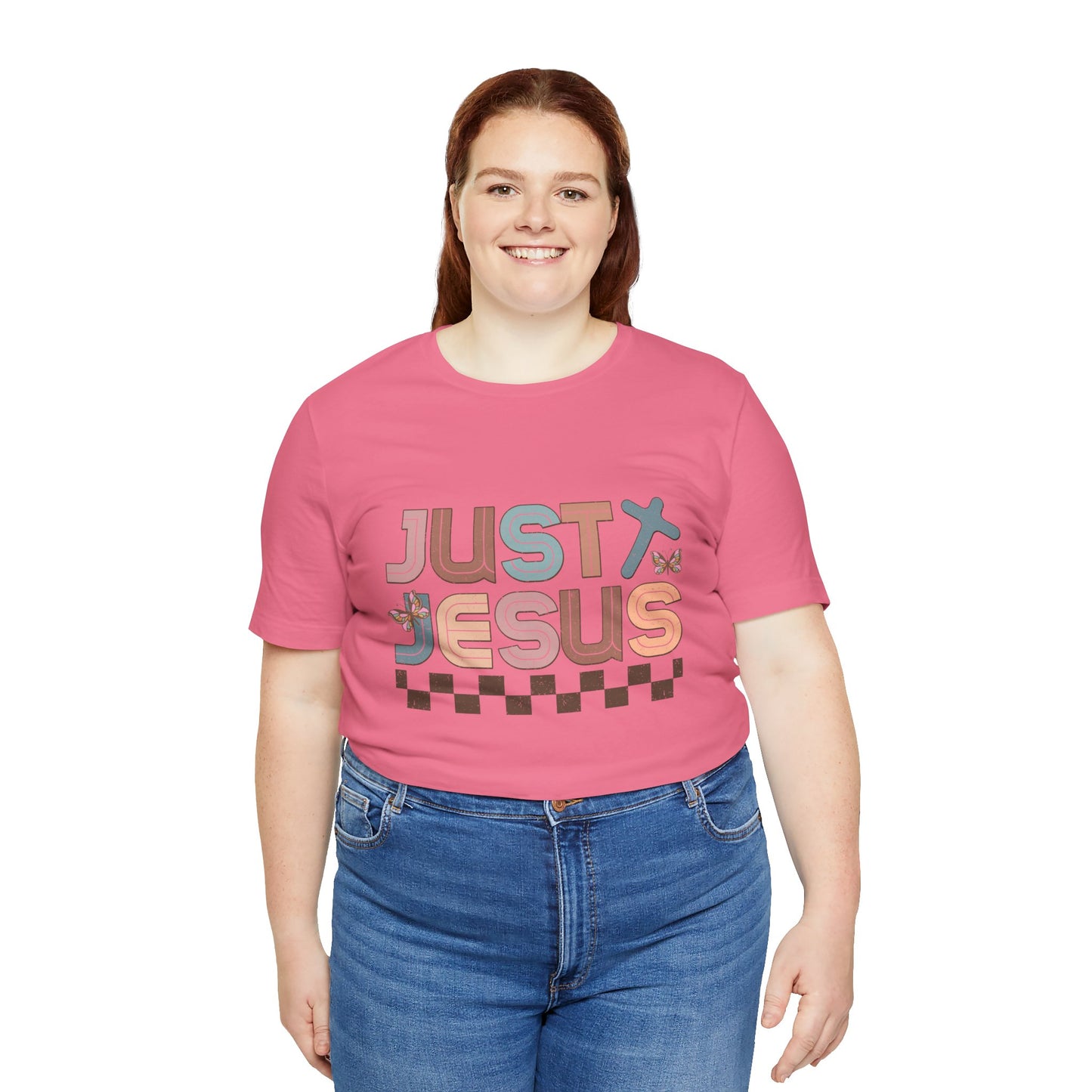 Just Jesus Unisex Jersey Tee - Faith-Based Casual Wear