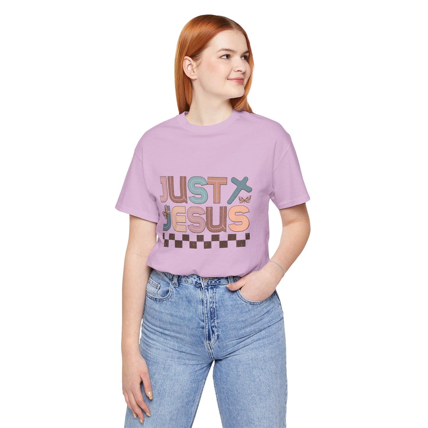 Just Jesus Unisex Jersey Tee - Faith-Based Casual Wear
