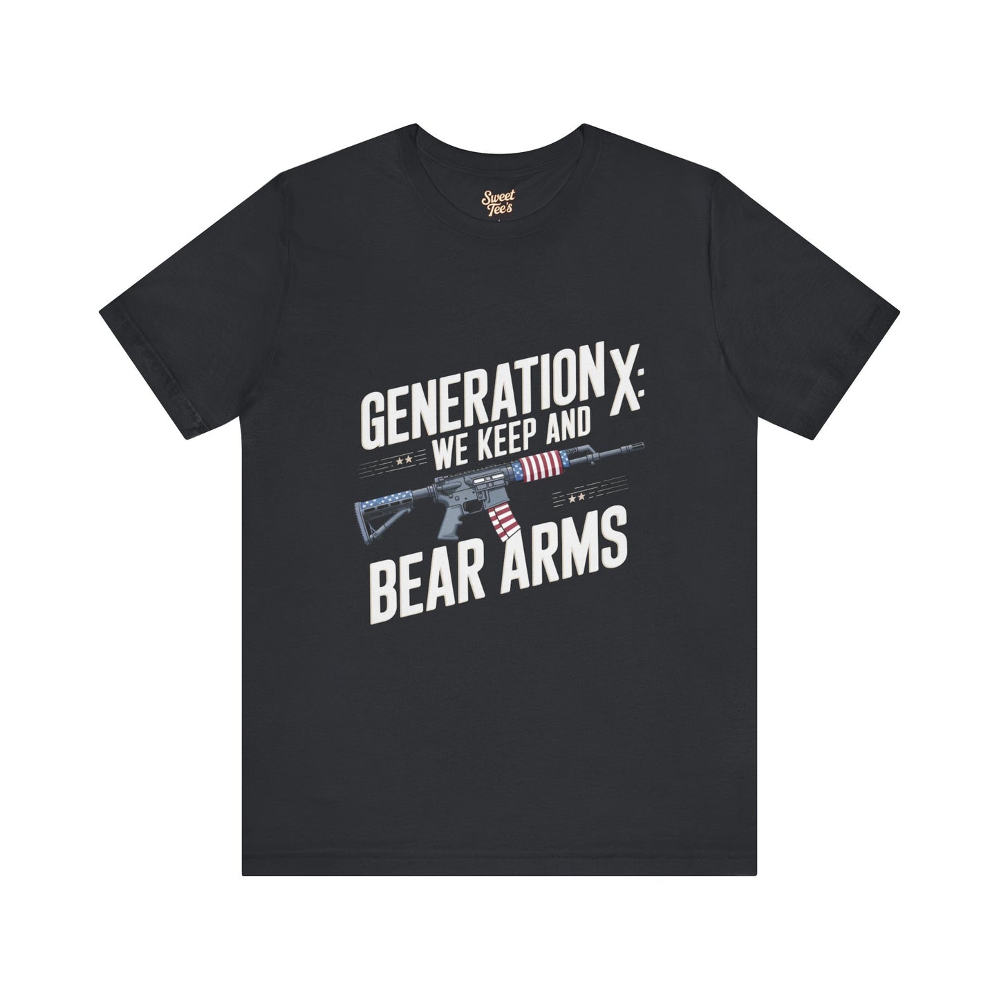 Generation X Bear Arms Tee - Unisex Short Sleeve Shirt for Patriotic Enthusiasts