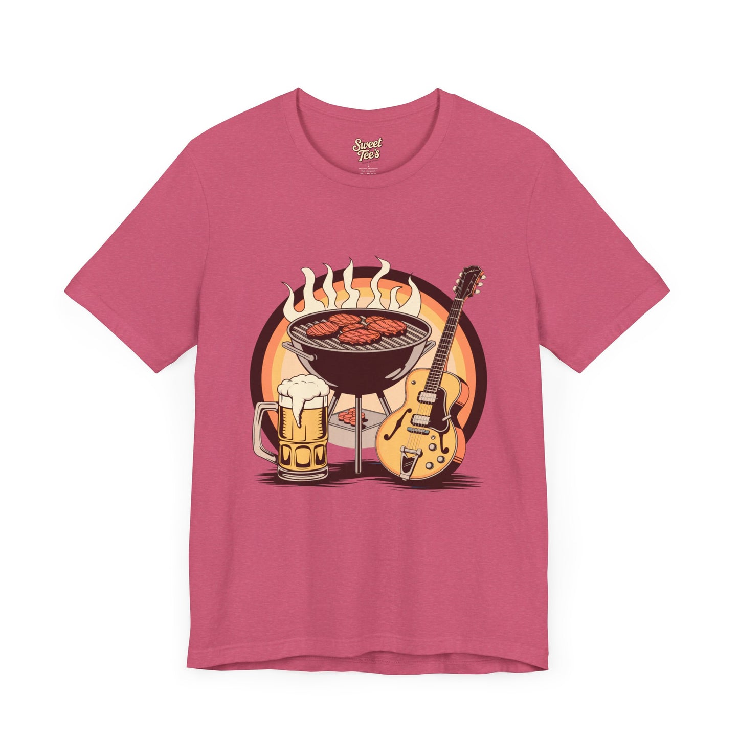 Grill & Chill Unisex Short Sleeve Tee - Perfect for BBQ Lovers