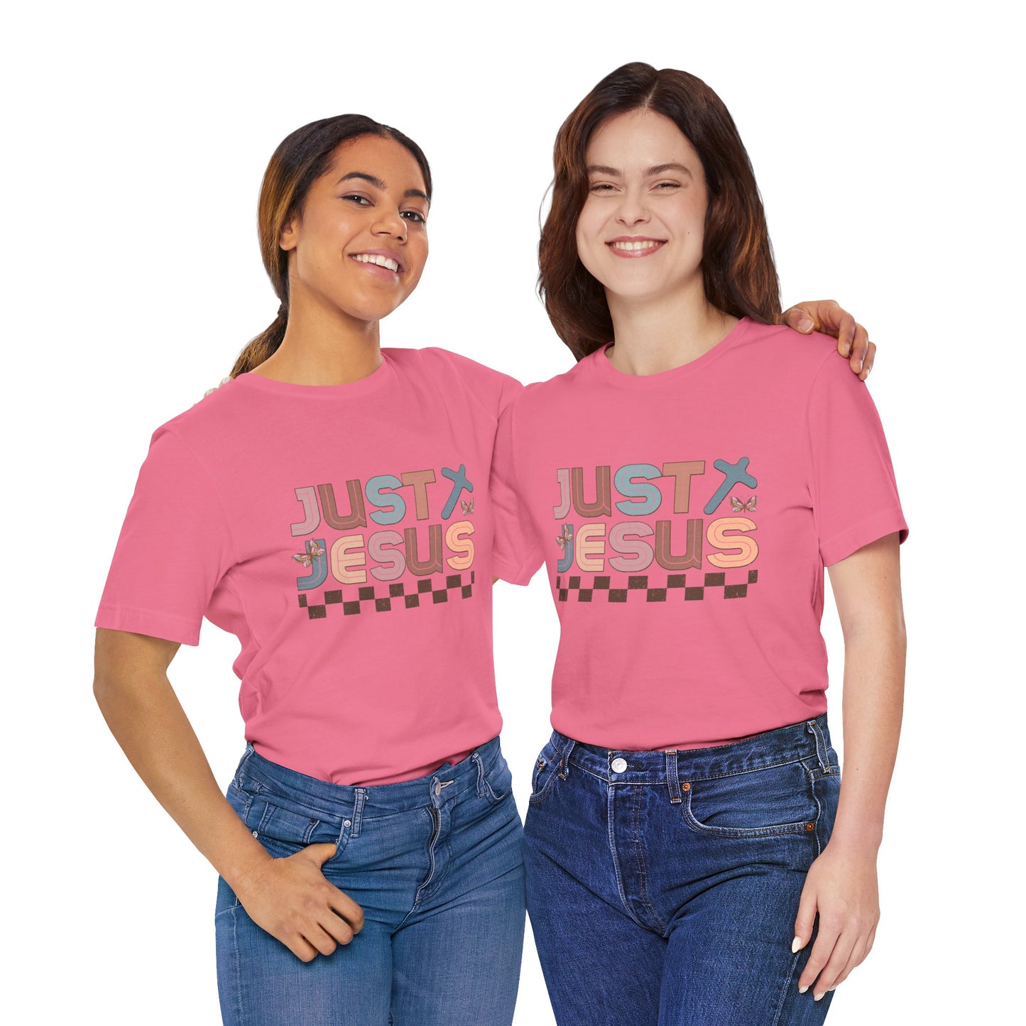Just Jesus Unisex Jersey Tee - Faith-Based Casual Wear