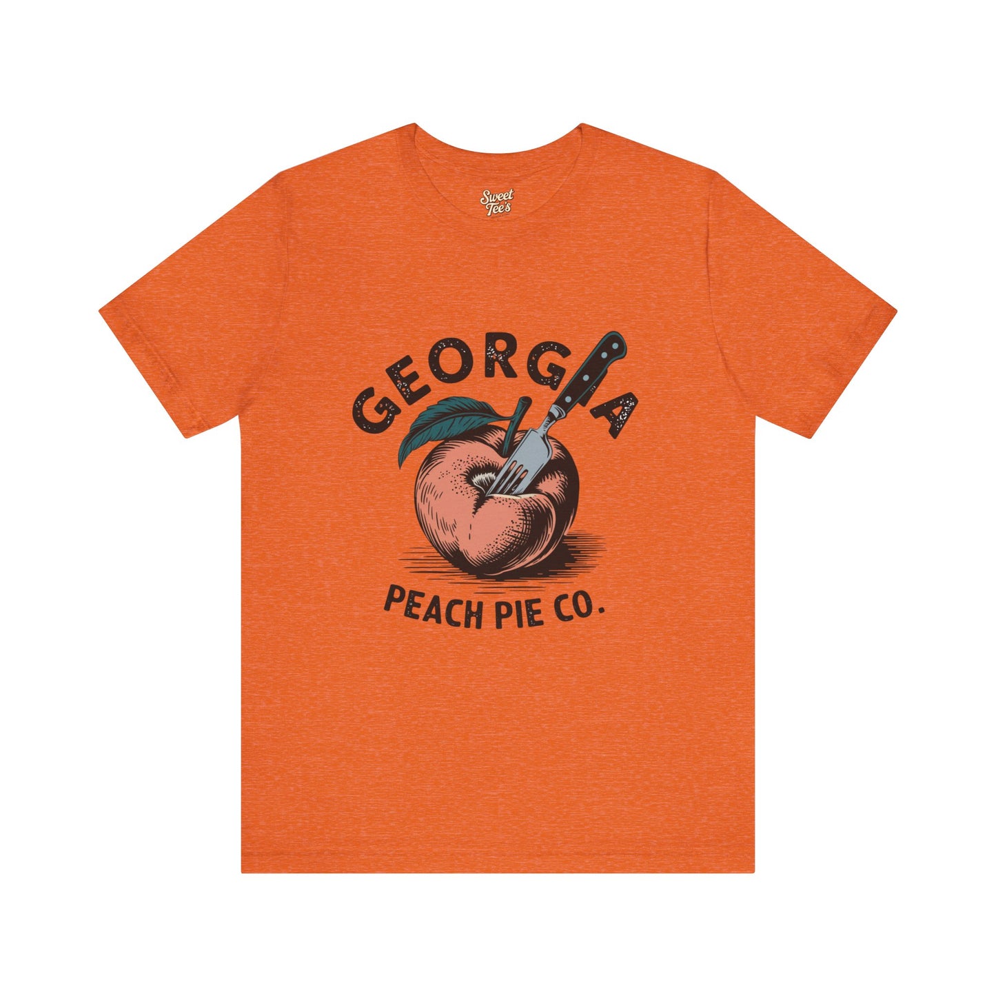 Georgia Peach Pie Co. Unisex Tee | Vintage Fruit Graphic T-Shirt | Summer Casual Wear