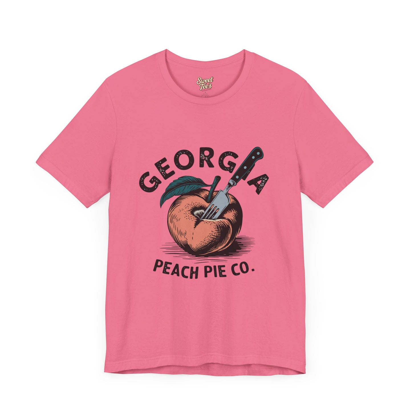 Georgia Peach Pie Co. Unisex Tee | Vintage Fruit Graphic T-Shirt | Summer Casual Wear