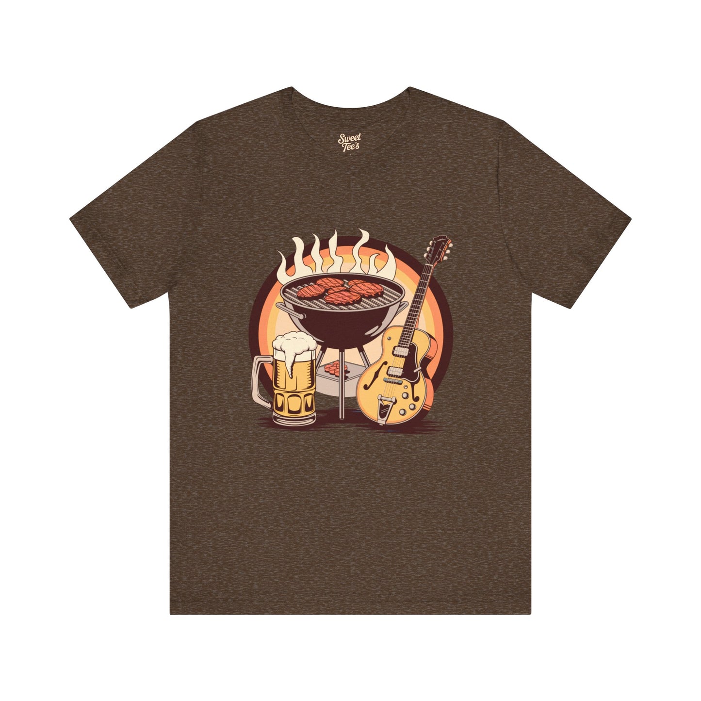 Grill & Chill Unisex Short Sleeve Tee - Perfect for BBQ Lovers