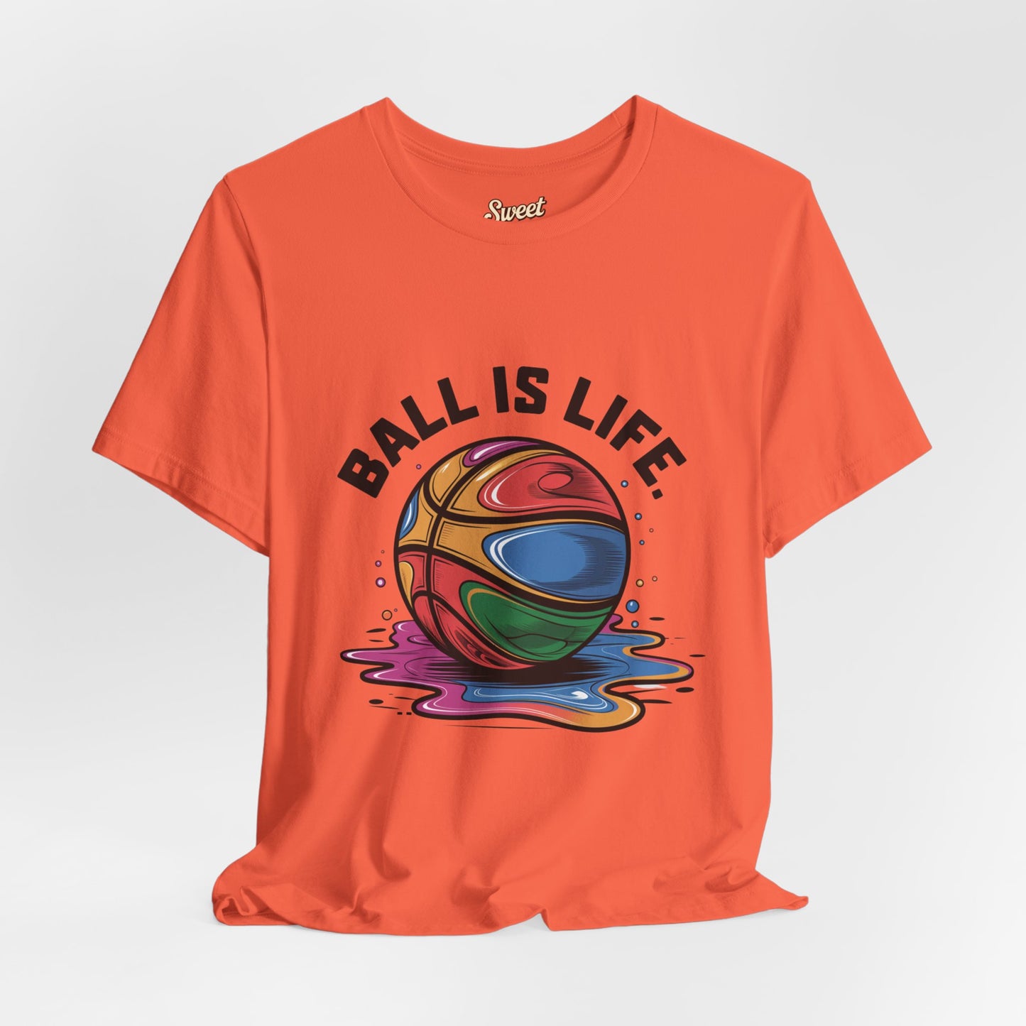 'Ball is Life' Unisex Jersey Short Sleeve Tee - Perfect Gift for Basketball Lovers
