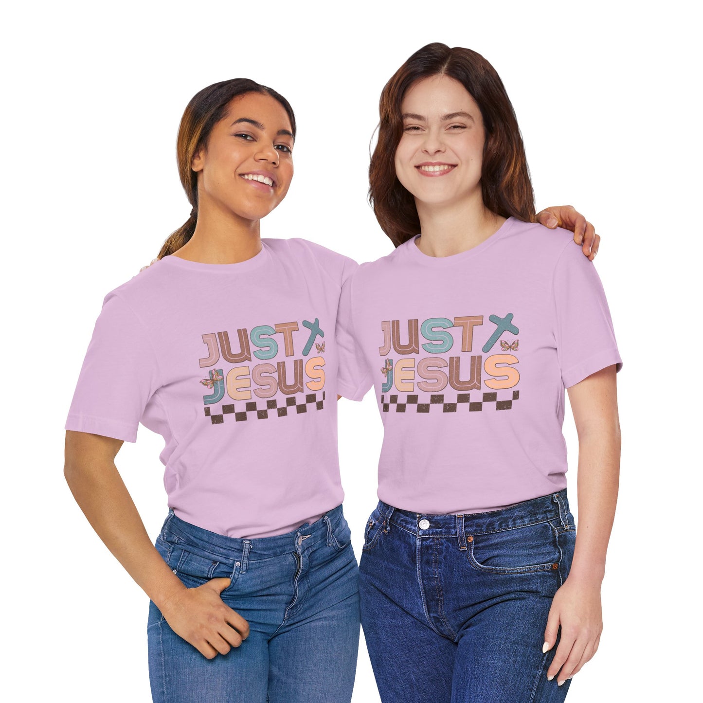 Just Jesus Unisex Jersey Tee - Faith-Based Casual Wear