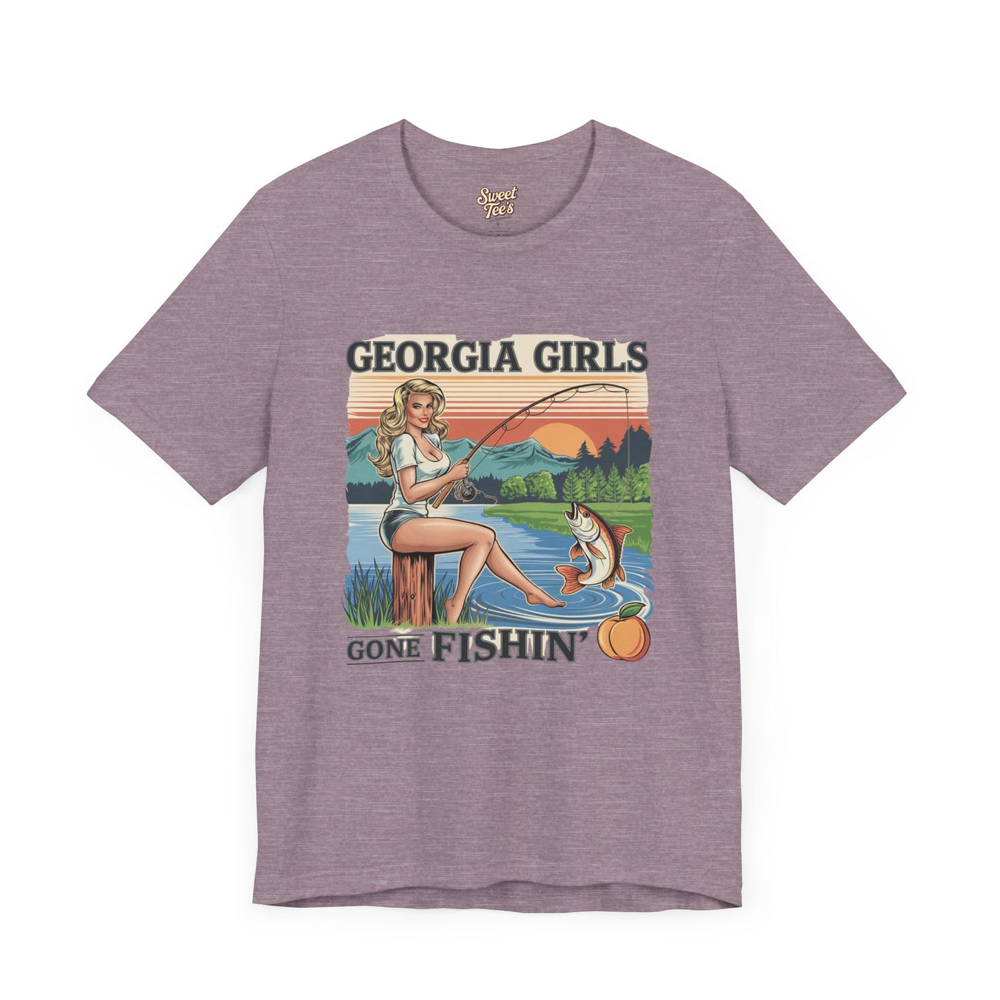 Georgia Girls Gone Fishin' Unisex Tee - Casual Outdoor Shirt