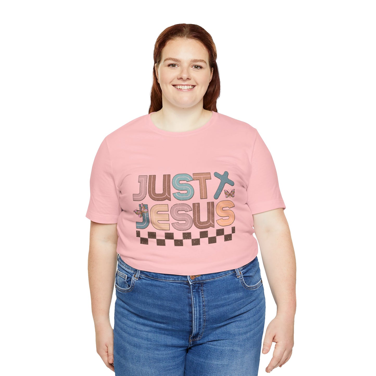 Just Jesus Unisex Jersey Tee - Faith-Based Casual Wear