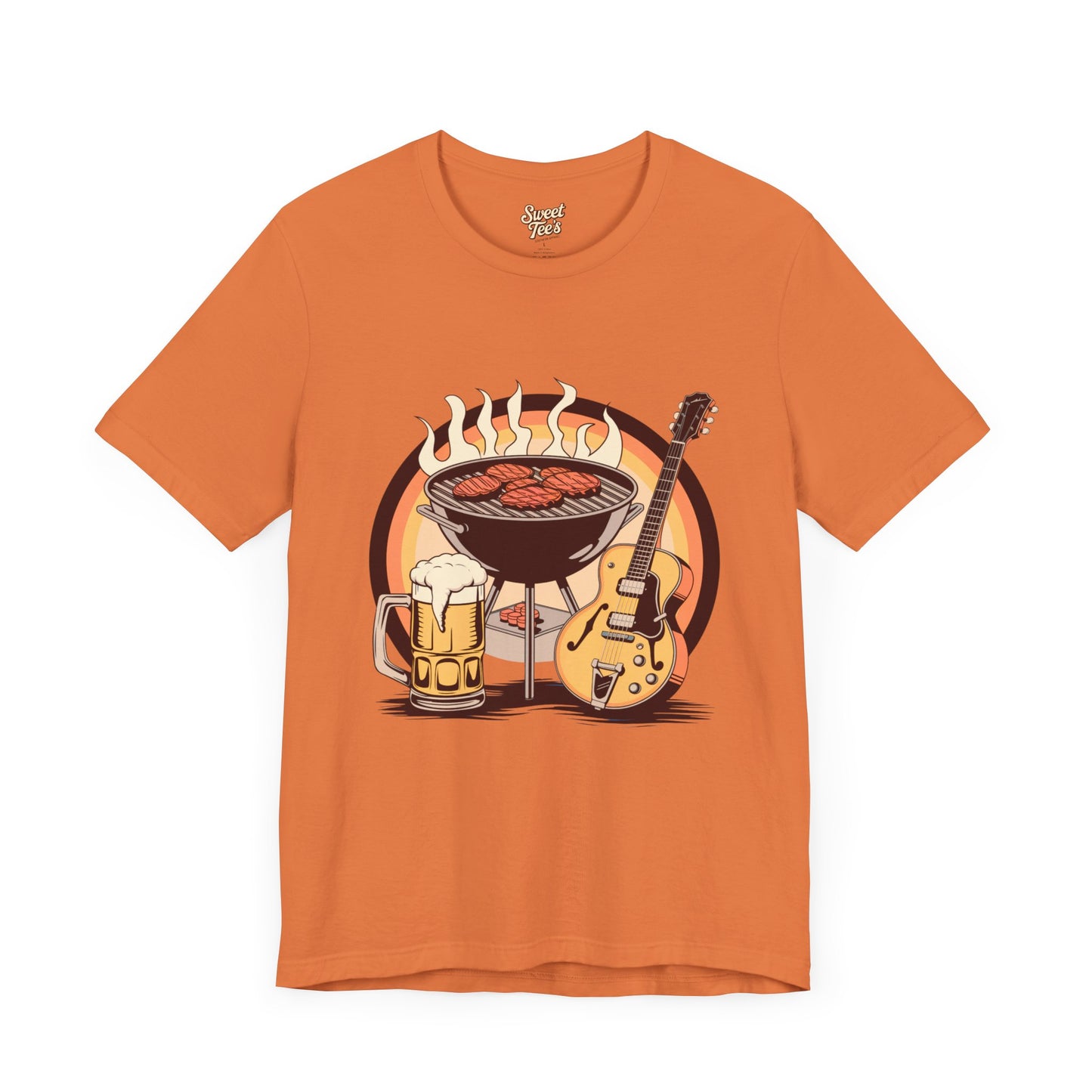 Grill & Chill Unisex Short Sleeve Tee - Perfect for BBQ Lovers