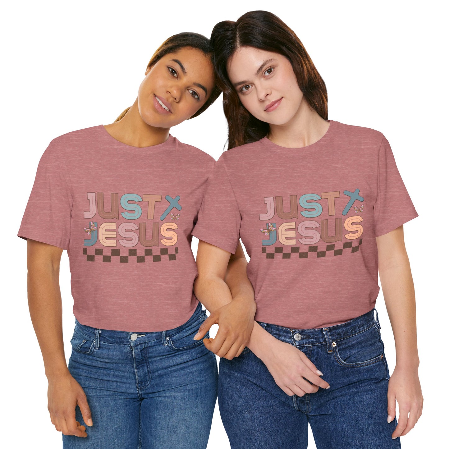 Just Jesus Unisex Jersey Tee - Faith-Based Casual Wear