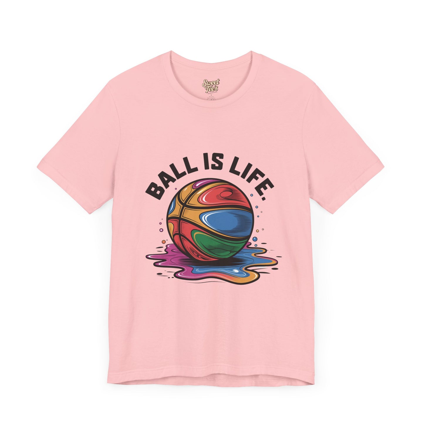 'Ball is Life' Unisex Jersey Short Sleeve Tee - Perfect Gift for Basketball Lovers