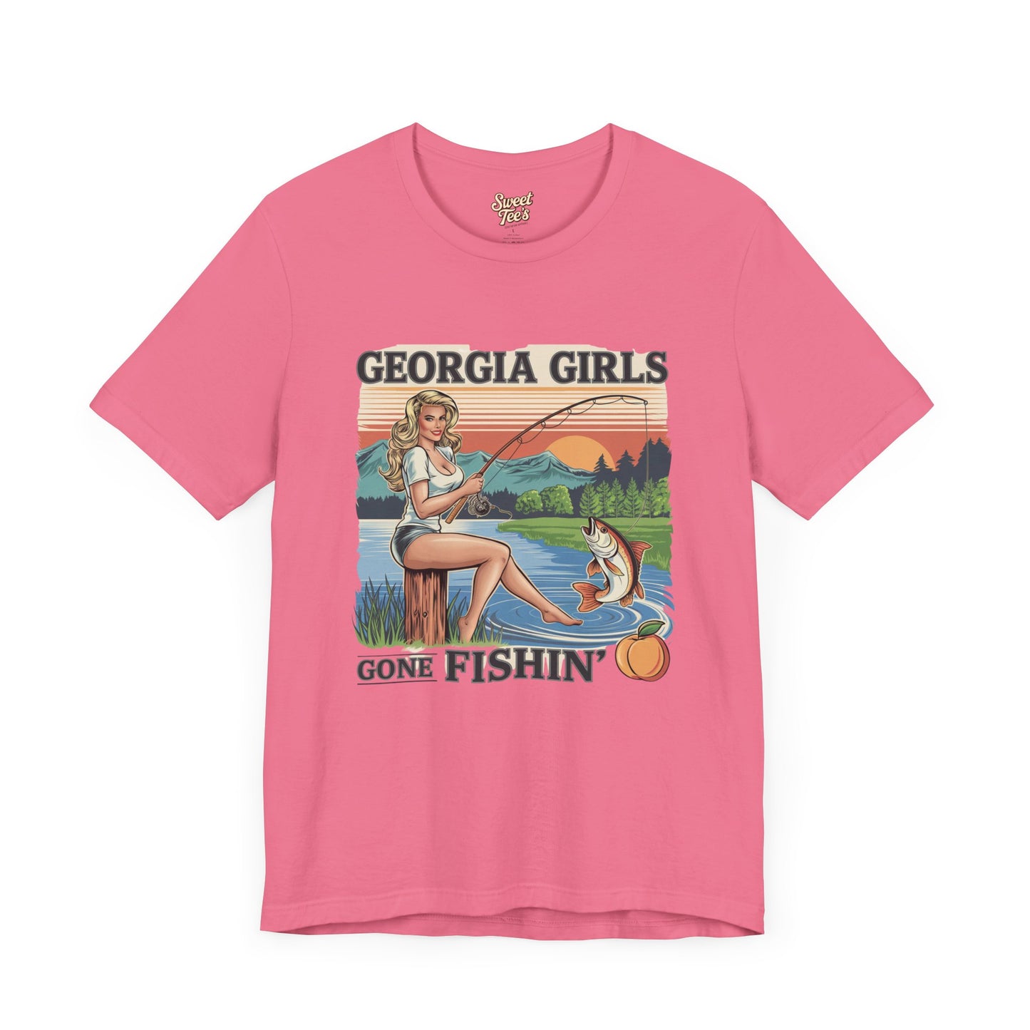 Georgia Girls Gone Fishin' Unisex Tee - Casual Outdoor Shirt