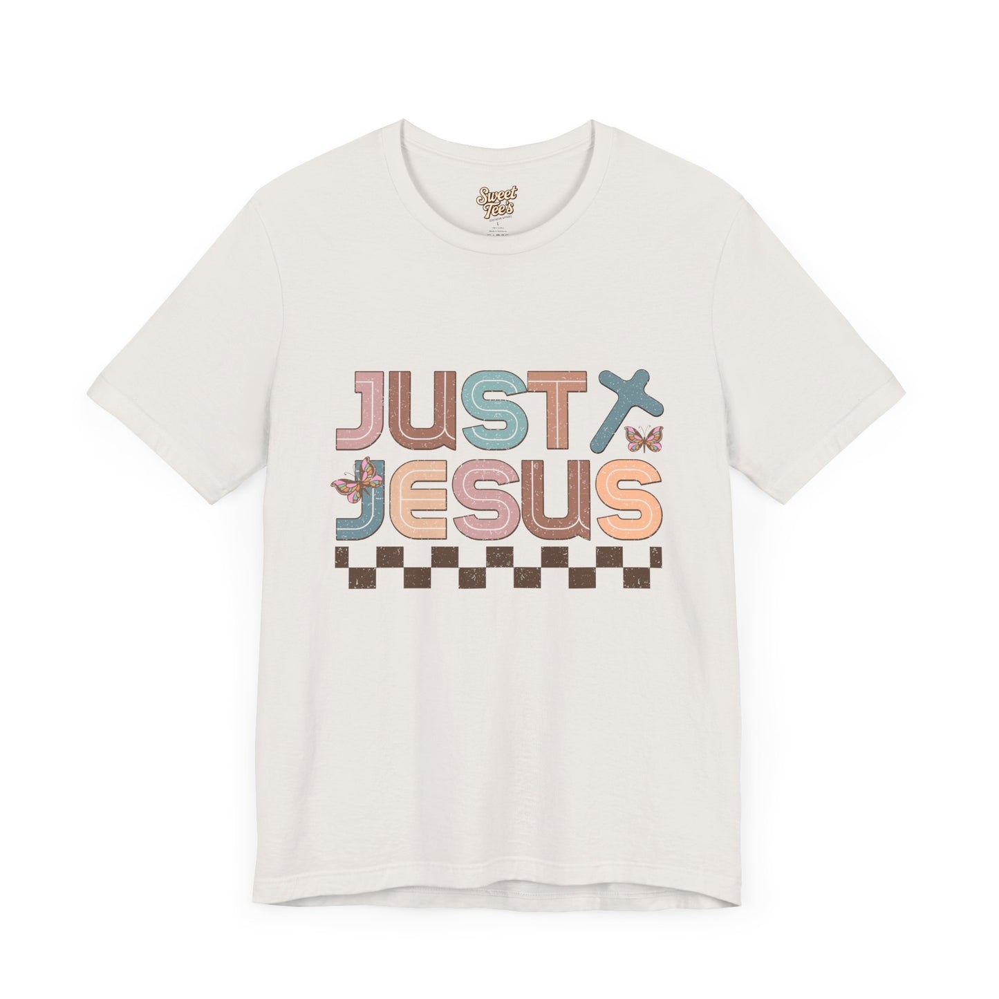 Just Jesus Unisex Jersey Tee - Faith-Based Casual Wear