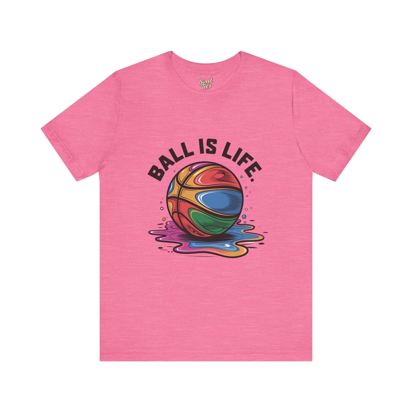 'Ball is Life' Unisex Jersey Short Sleeve Tee - Perfect Gift for Basketball Lovers