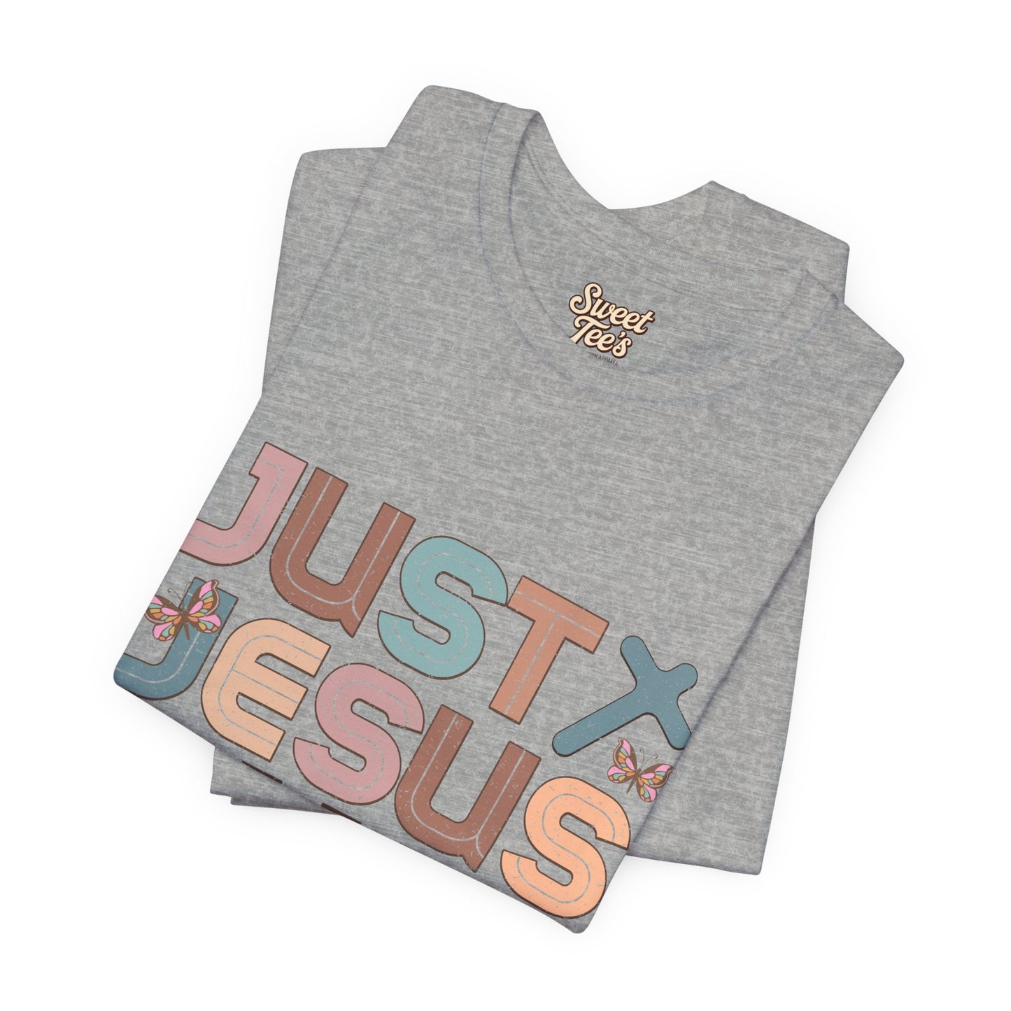 Just Jesus Unisex Jersey Tee - Faith-Based Casual Wear