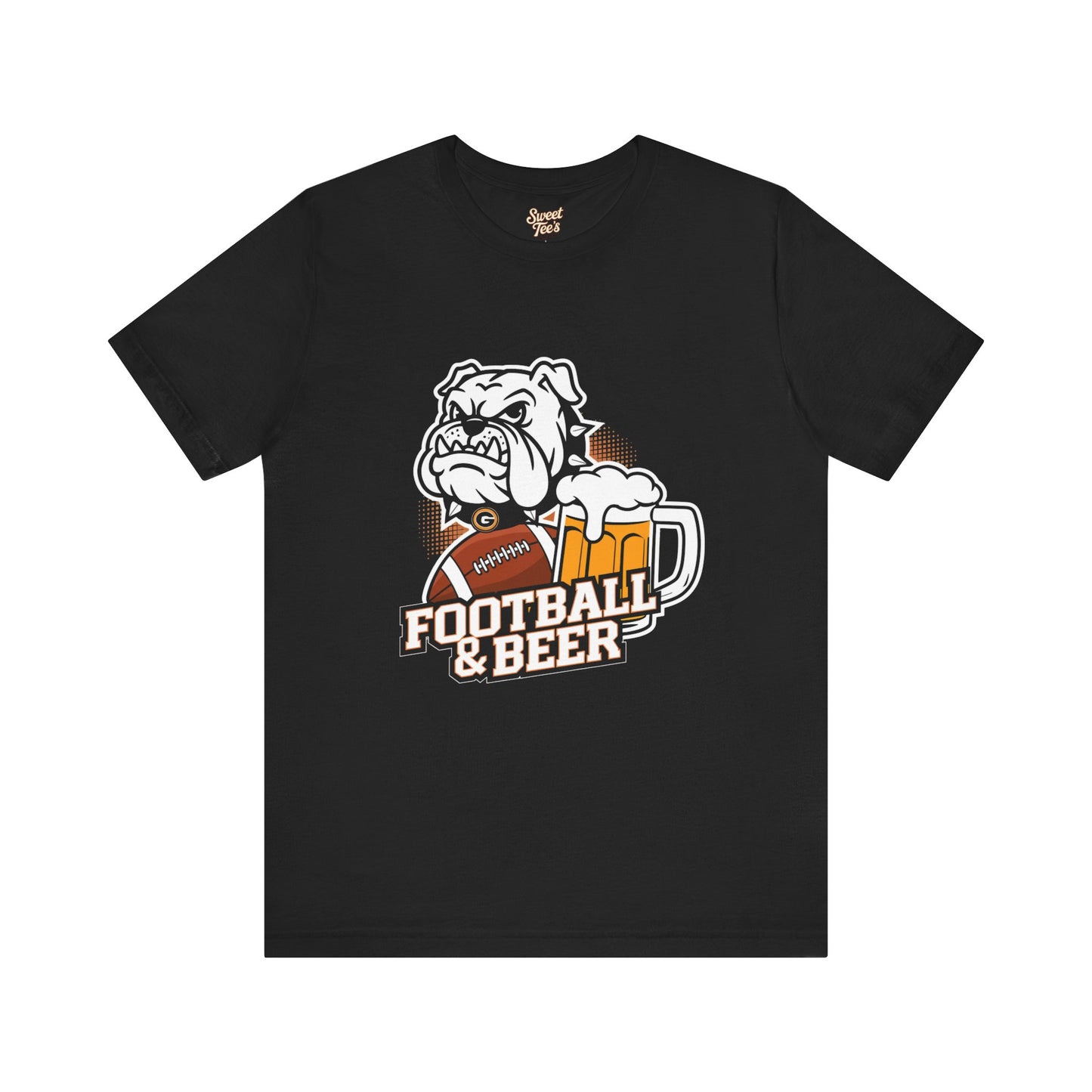 Football & Beer Unisex Short Sleeve Tee - Perfect for Game Day Celebrations