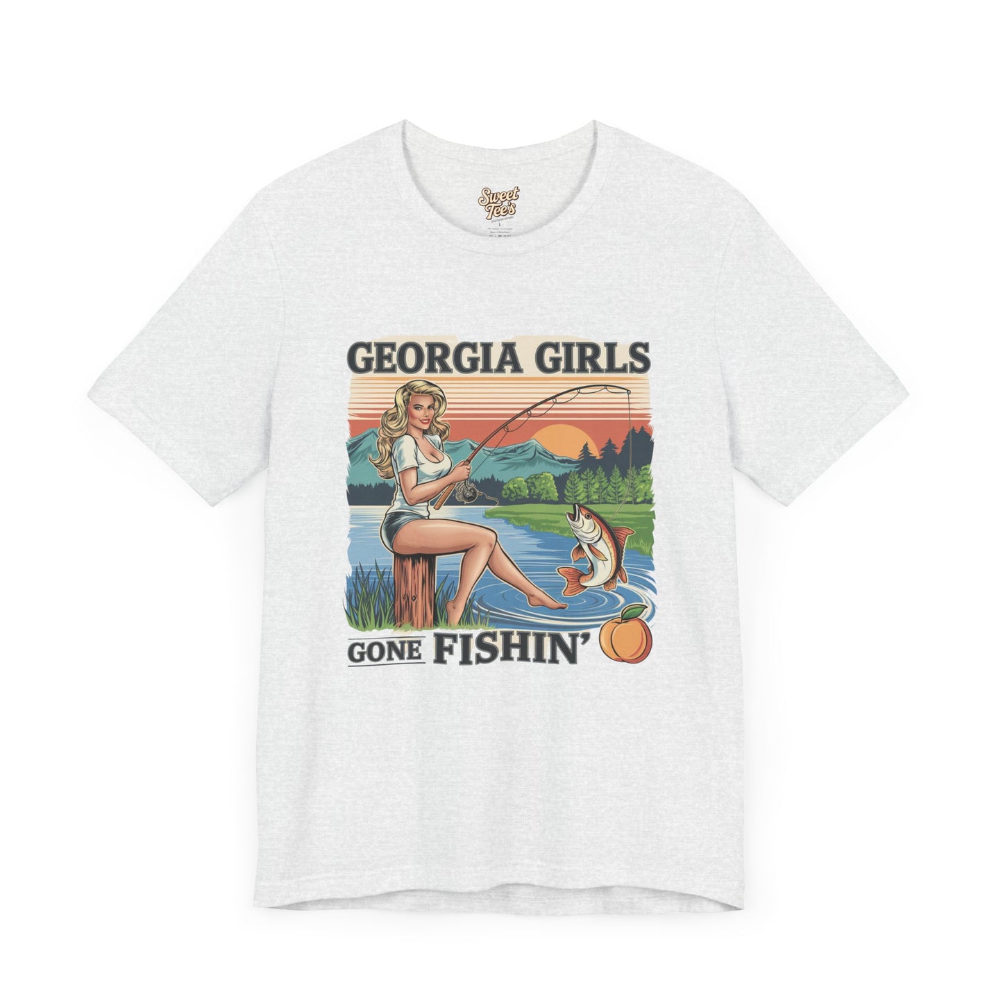 Georgia Girls Gone Fishin' Unisex Tee - Casual Outdoor Shirt