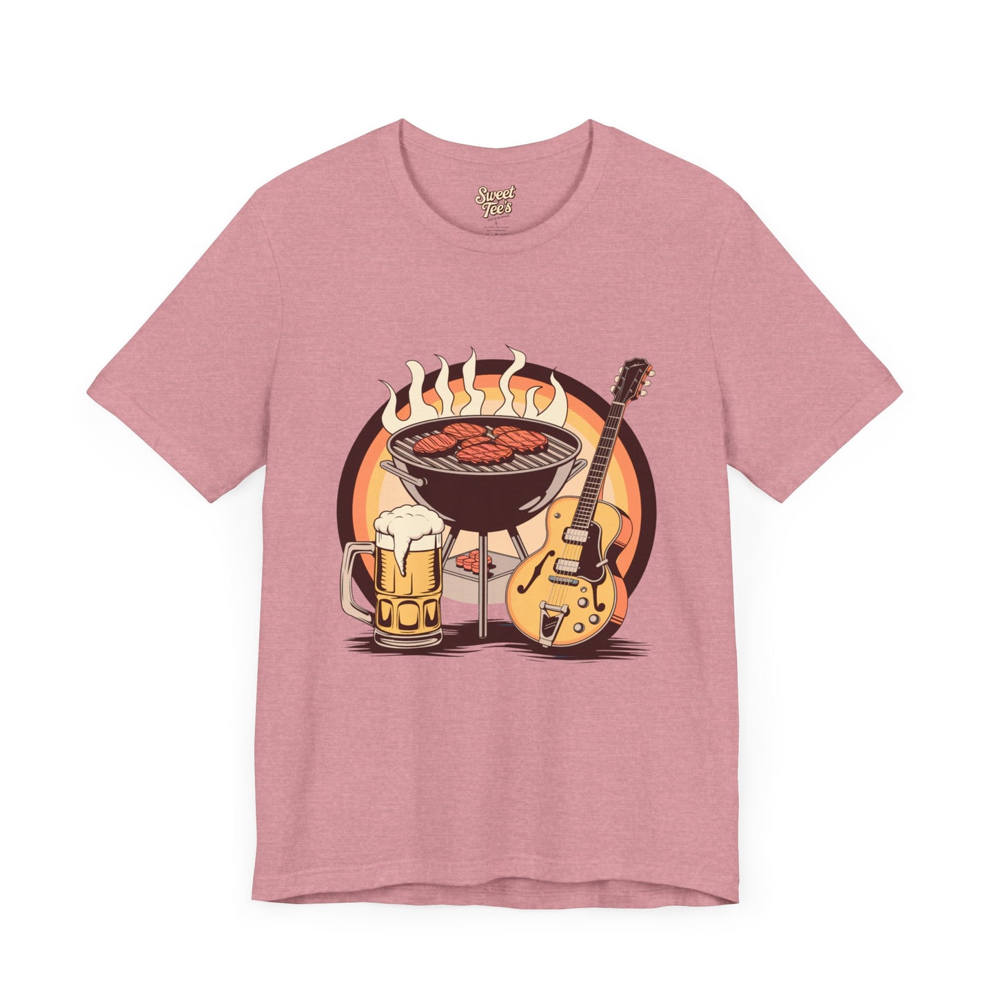 Grill & Chill Unisex Short Sleeve Tee - Perfect for BBQ Lovers