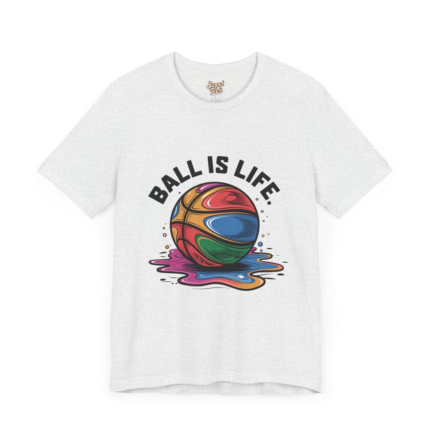 'Ball is Life' Unisex Jersey Short Sleeve Tee - Perfect Gift for Basketball Lovers