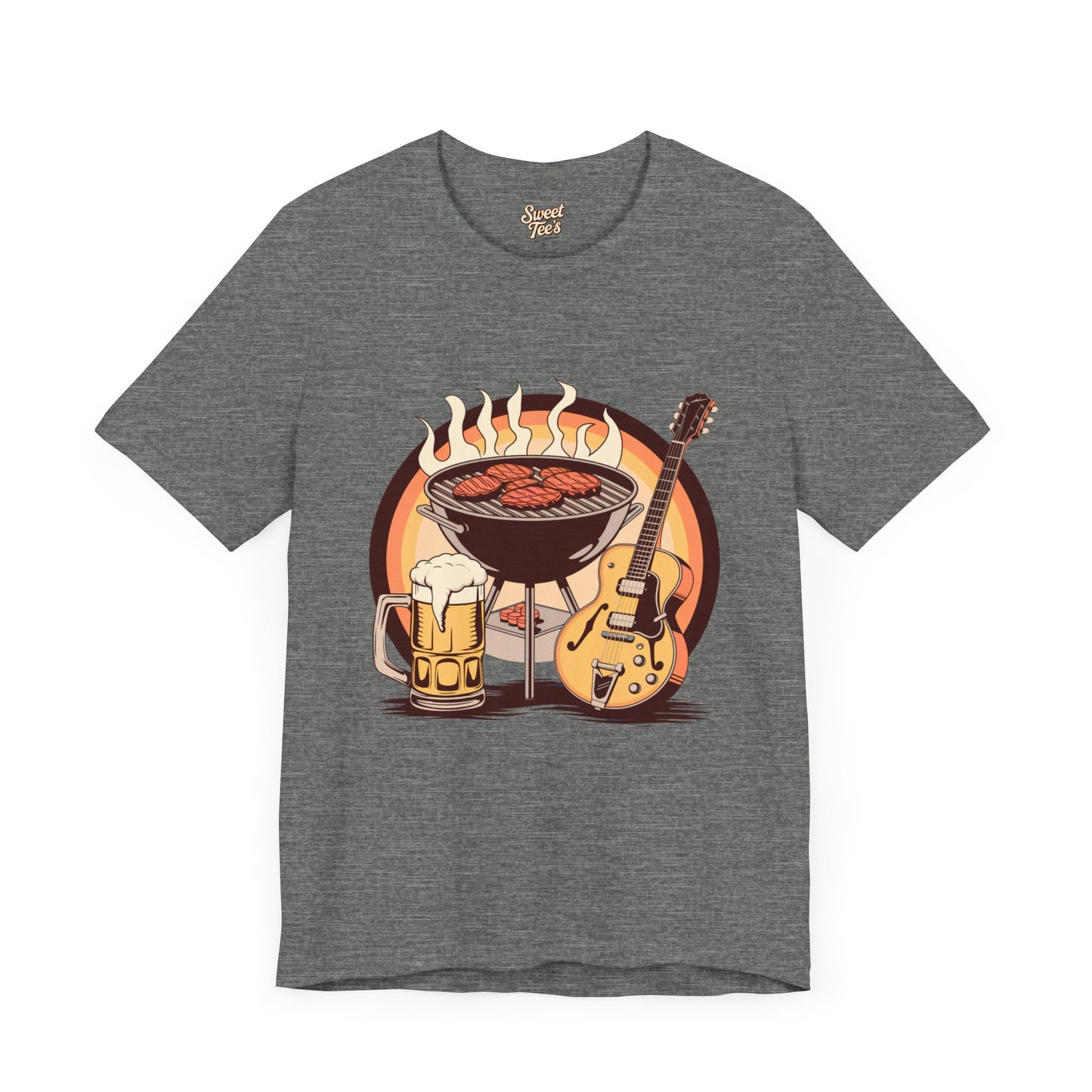 Grill & Chill Unisex Short Sleeve Tee - Perfect for BBQ Lovers