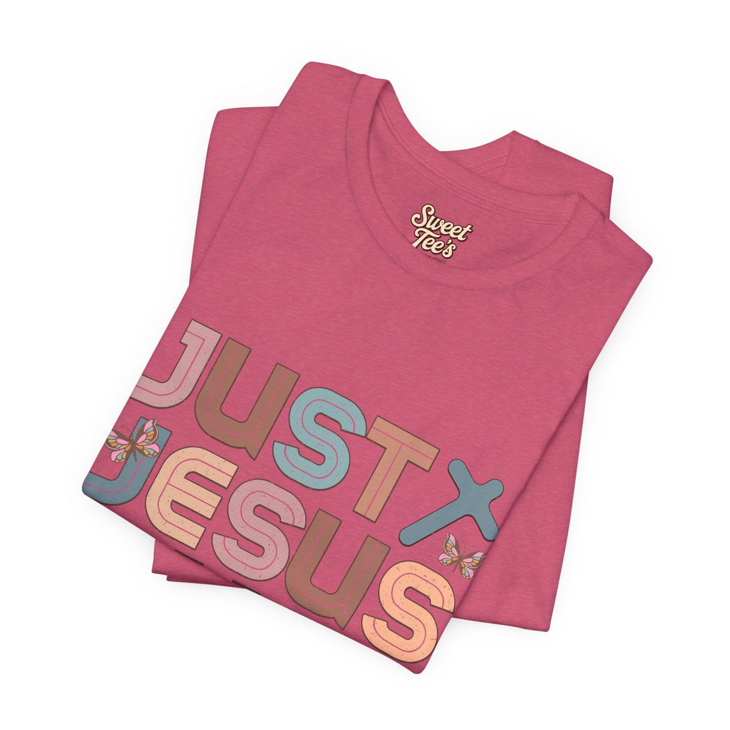 Just Jesus Unisex Jersey Tee - Faith-Based Casual Wear