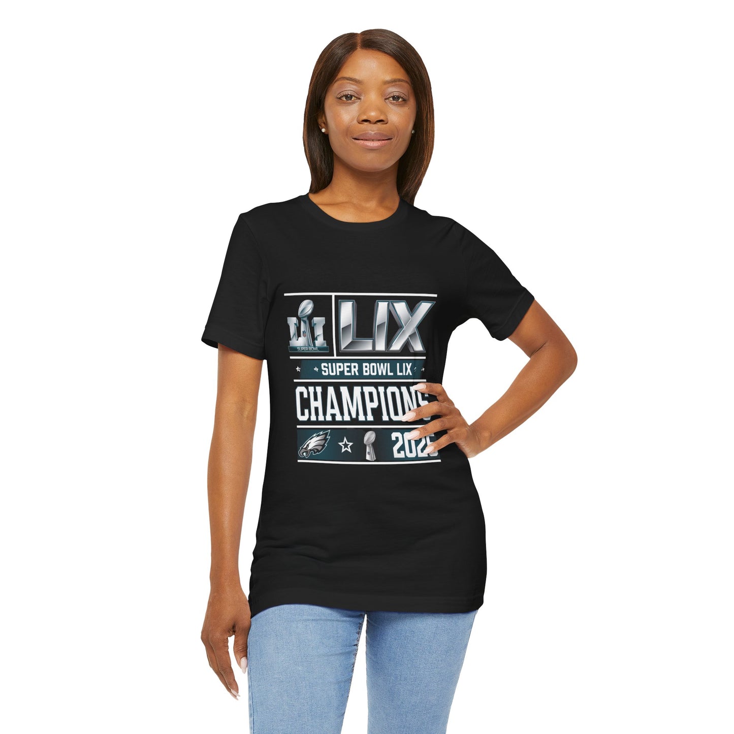 Super Bowl LVII Champions Eagles Unisex Jersey Tee - Celebrate the Win!
