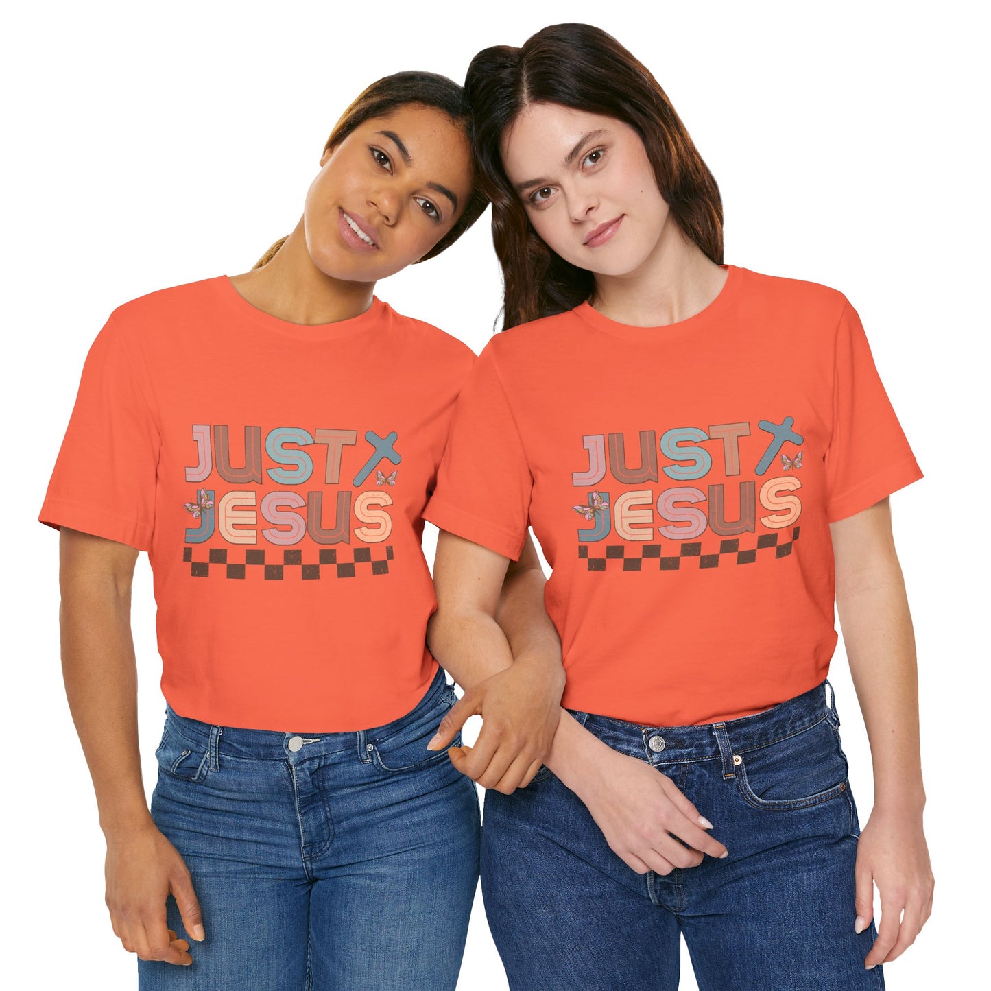 Just Jesus Unisex Jersey Tee - Faith-Based Casual Wear