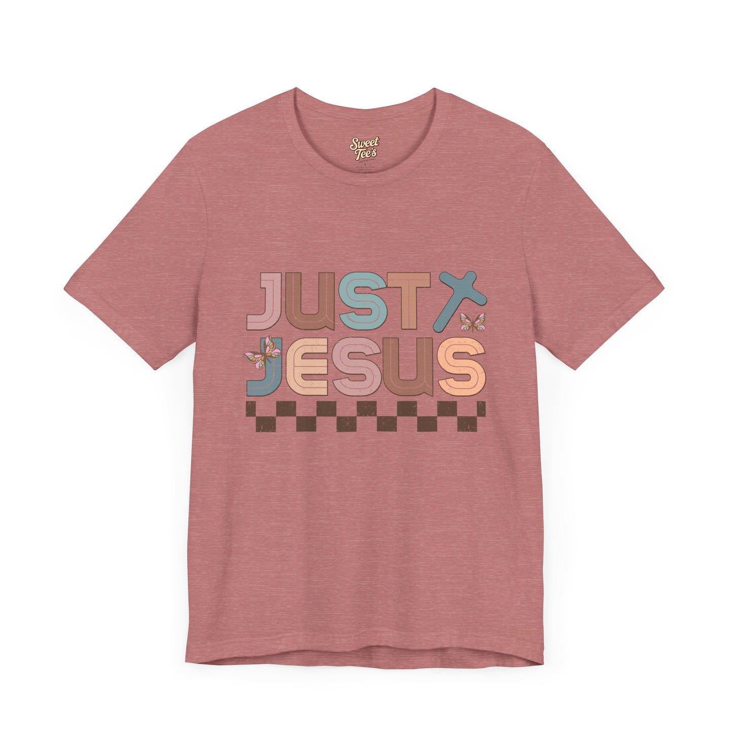Just Jesus Unisex Jersey Tee - Faith-Based Casual Wear