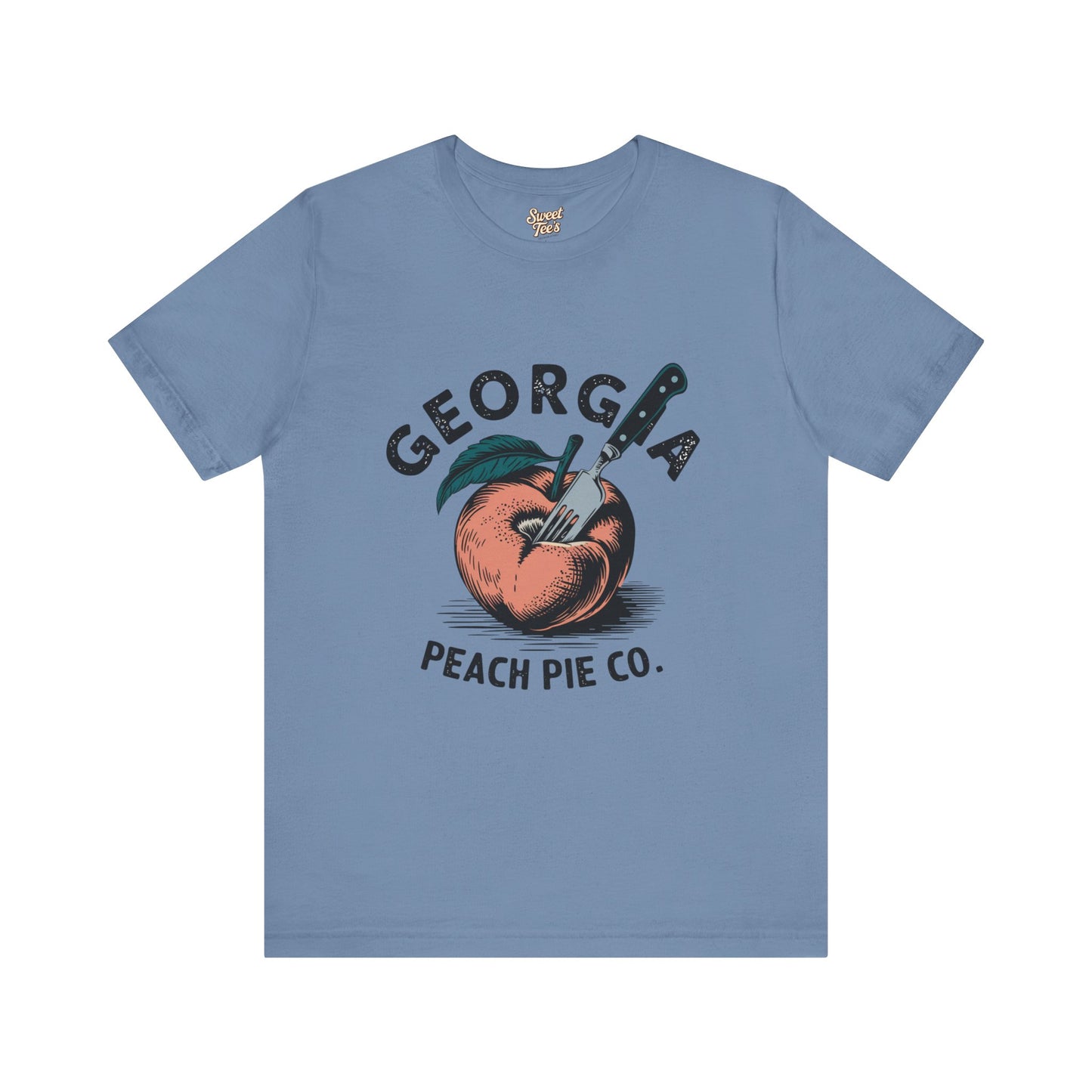 Georgia Peach Pie Co. Unisex Tee | Vintage Fruit Graphic T-Shirt | Summer Casual Wear