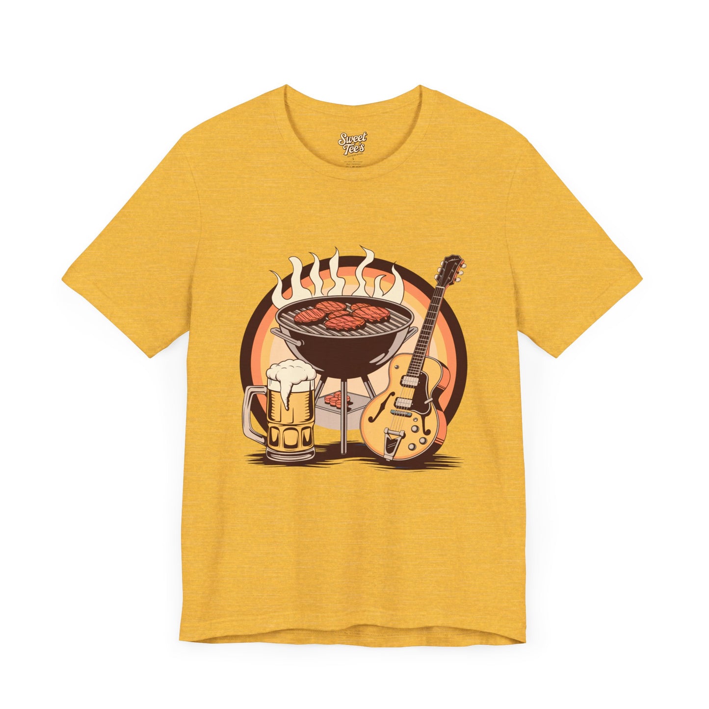 Grill & Chill Unisex Short Sleeve Tee - Perfect for BBQ Lovers