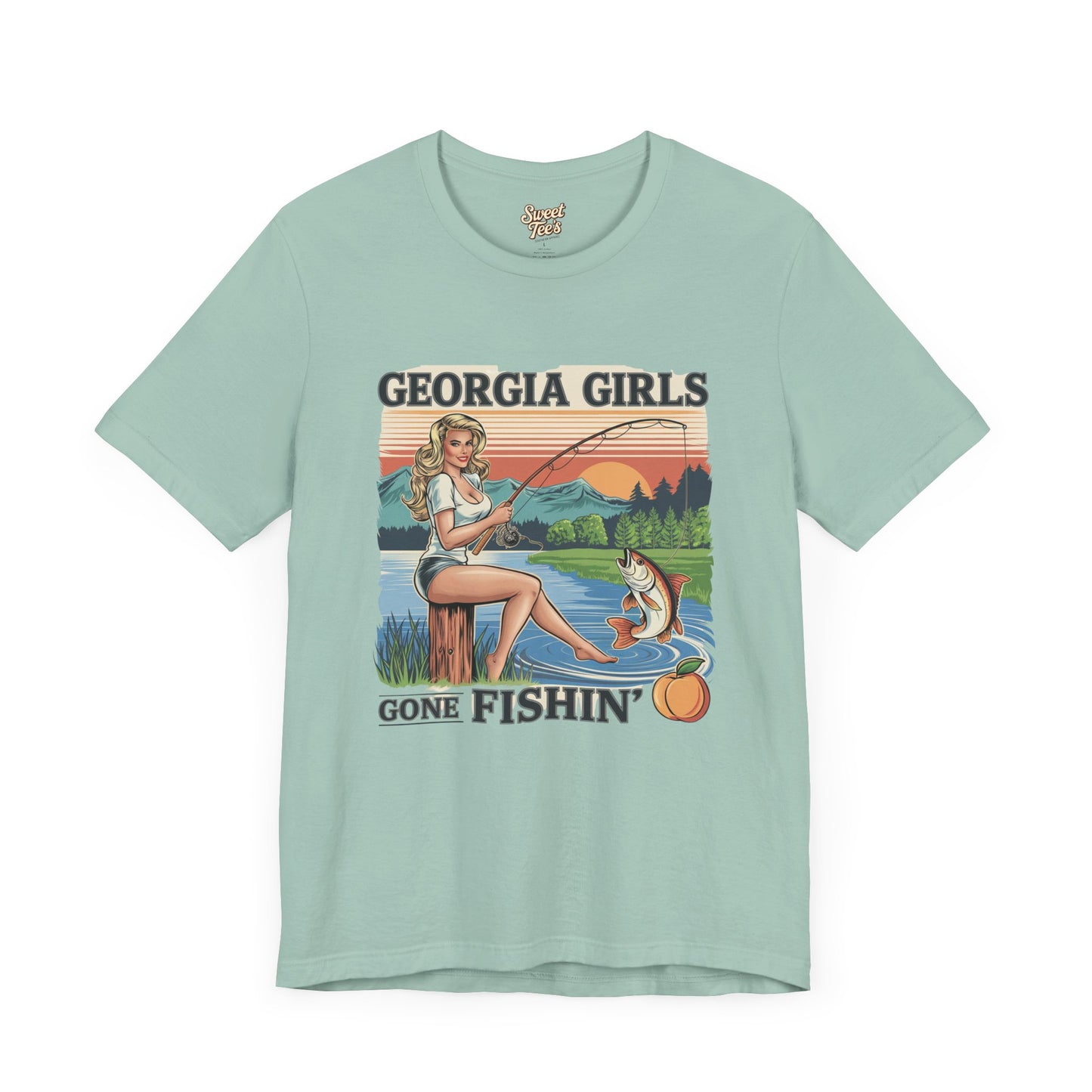 Georgia Girls Gone Fishin' Unisex Tee - Casual Outdoor Shirt