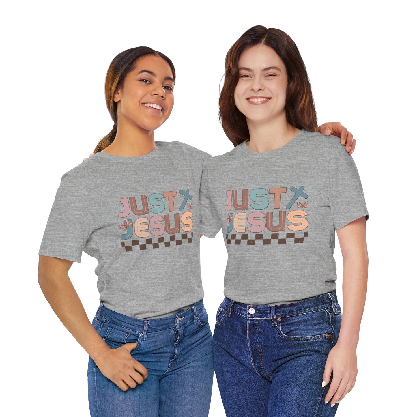 Just Jesus Unisex Jersey Tee - Faith-Based Casual Wear