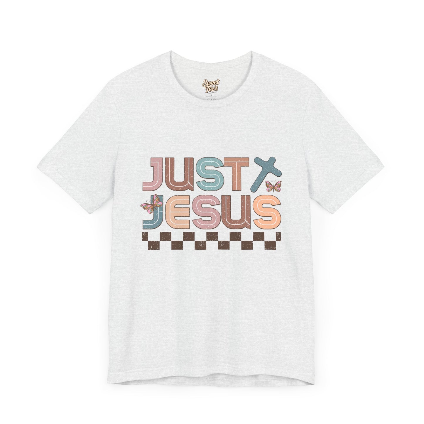 Just Jesus Unisex Jersey Tee - Faith-Based Casual Wear
