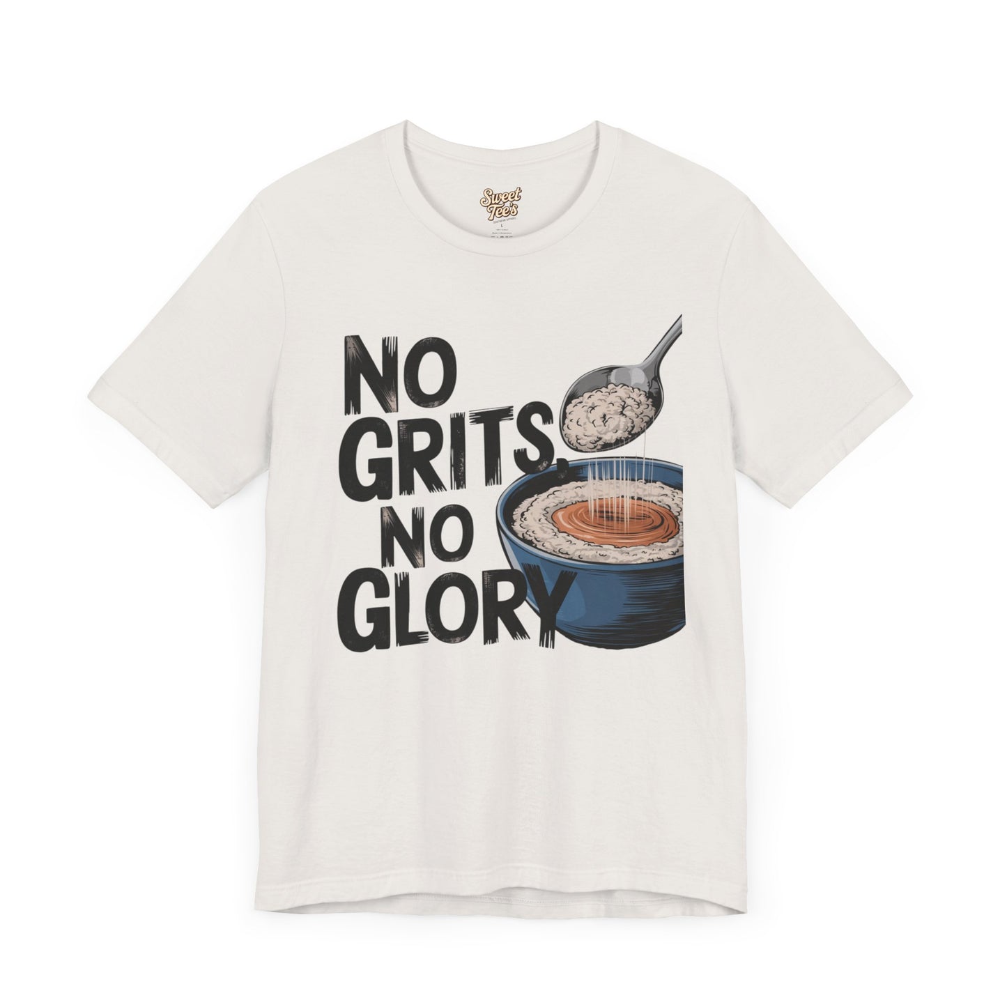 No Grits No Glory Unisex Tee - Casual Kitchen Humor T-Shirt
