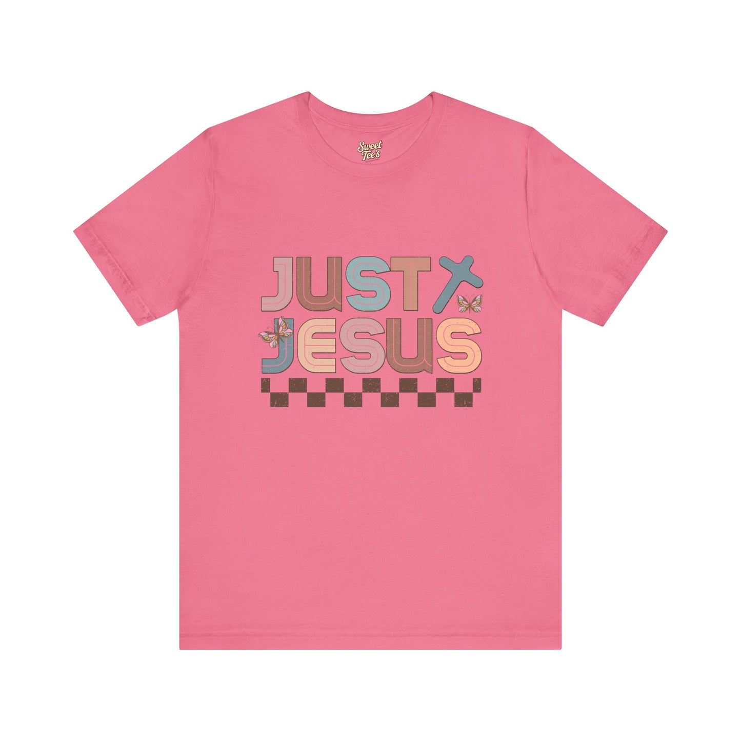 Just Jesus Unisex Jersey Tee - Faith-Based Casual Wear