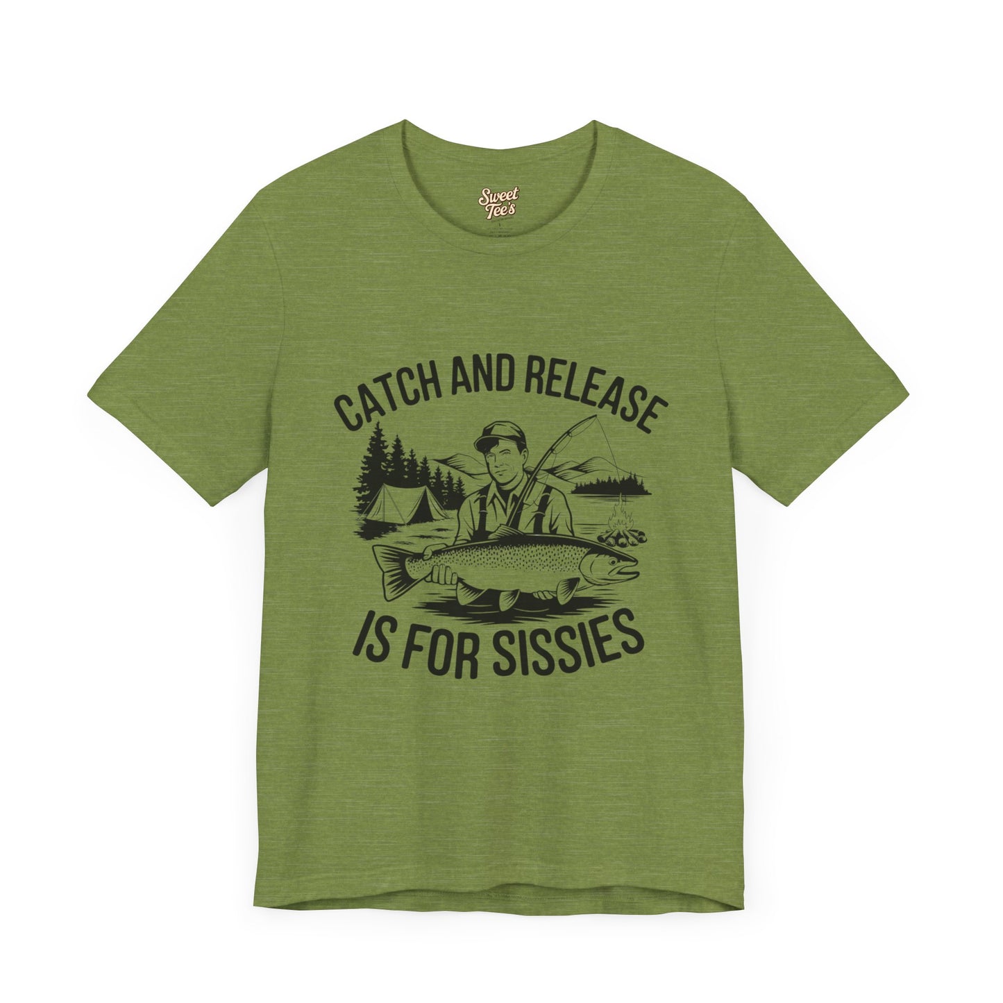 Catch and Release Fishing T-Shirt for Anglers | Unisex Jersey Tee