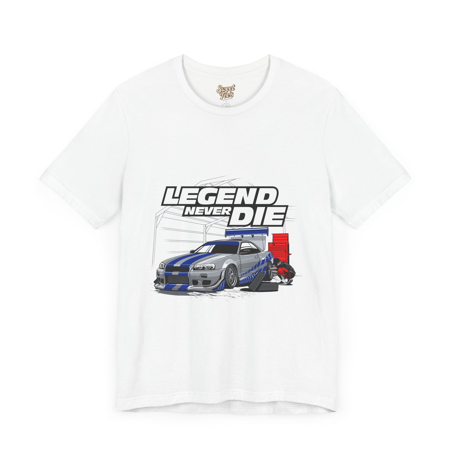 Legend Never Die Car Enthusiast Tee - Unisex Short Sleeve Shirt