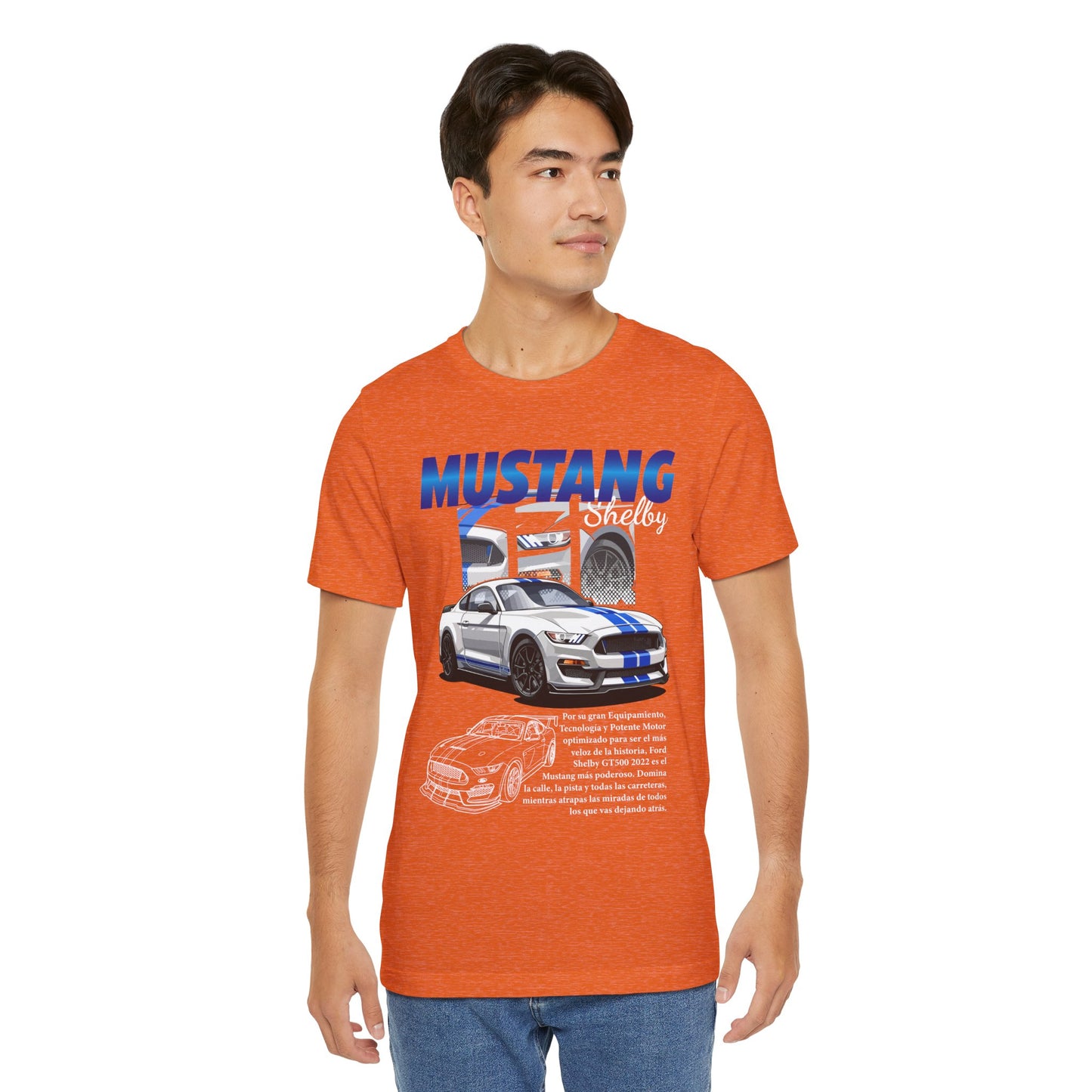 Mustang Graphic Tee for Car Enthusiasts | Unisex Jersey Short Sleeve Shirt