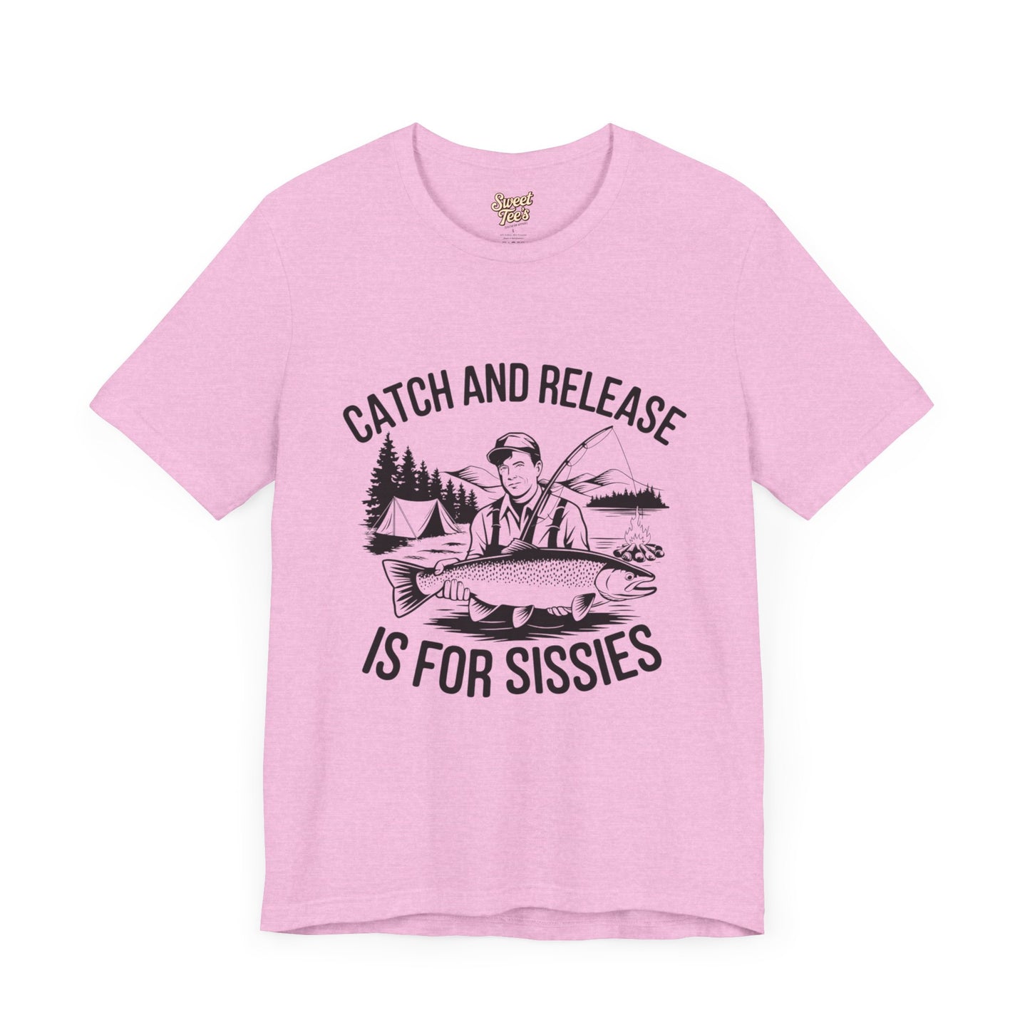 Catch and Release Fishing T-Shirt for Anglers | Unisex Jersey Tee