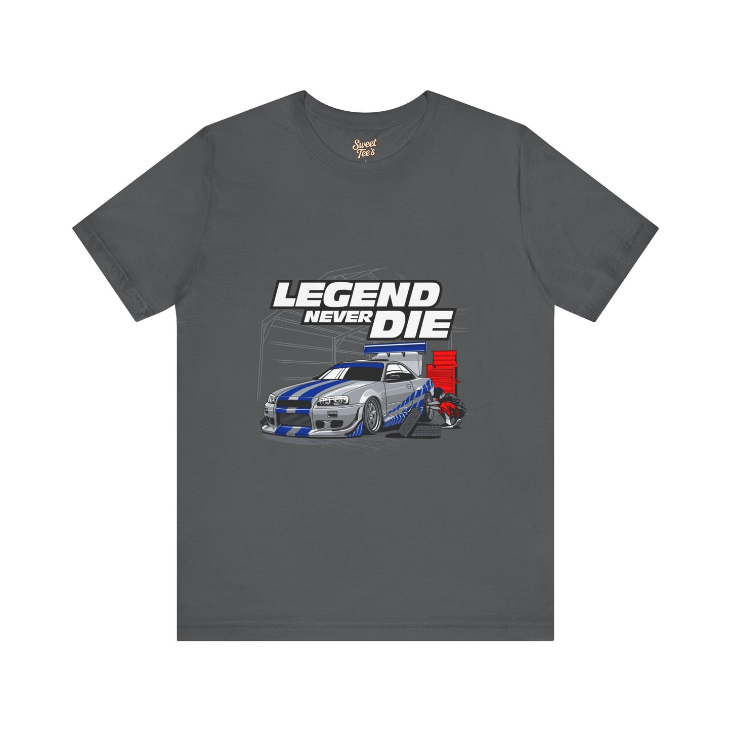 Legend Never Die Car Enthusiast Tee - Unisex Short Sleeve Shirt