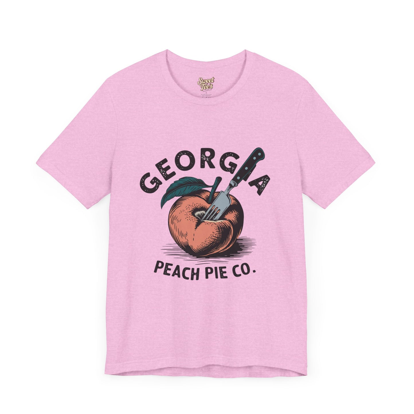 Georgia Peach Pie Co. Unisex Tee | Vintage Fruit Graphic T-Shirt | Summer Casual Wear