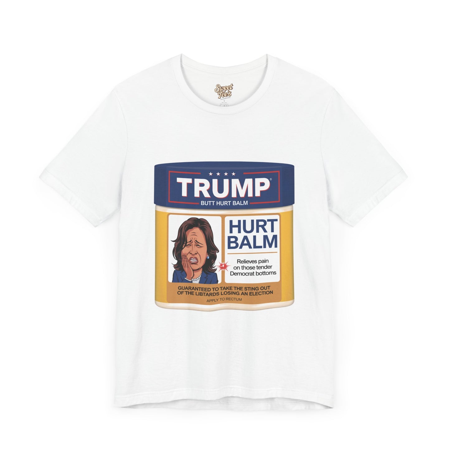 Funny Trump Hurt Balm Unisex Jersey Tee - Perfect for Political Humor Lovers