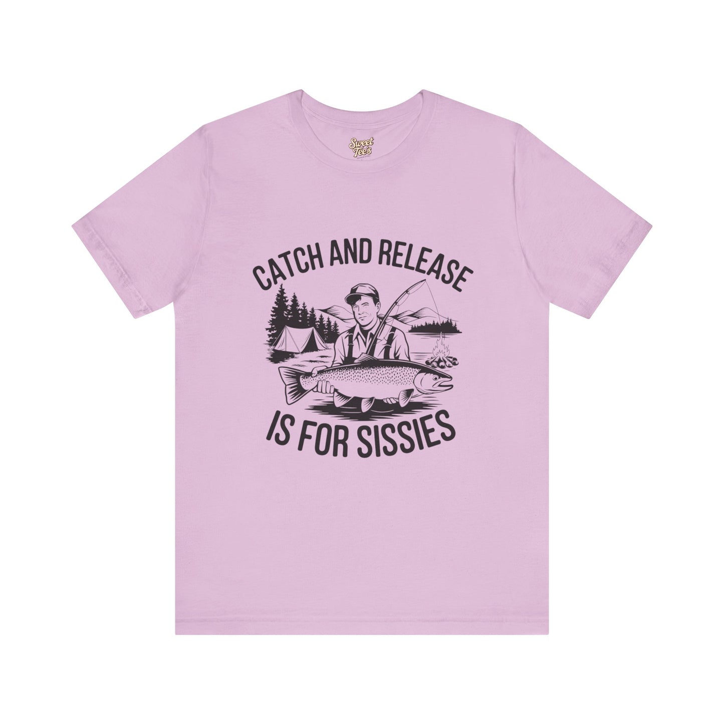 Catch and Release Fishing T-Shirt for Anglers | Unisex Jersey Tee