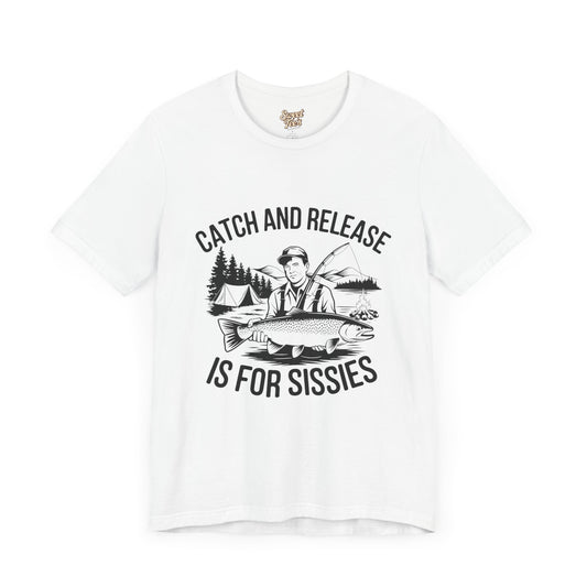 Catch and Release Fishing T-Shirt for Anglers | Unisex Jersey Tee