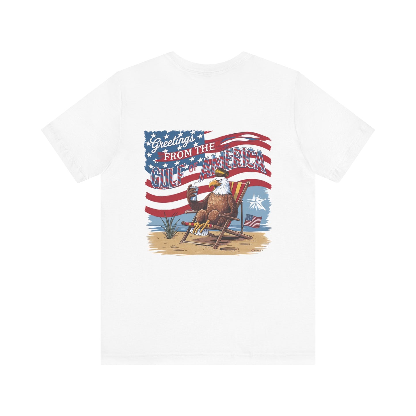 Patriotic Eagle Graphic Tee - Perfect for Summer Celebrations